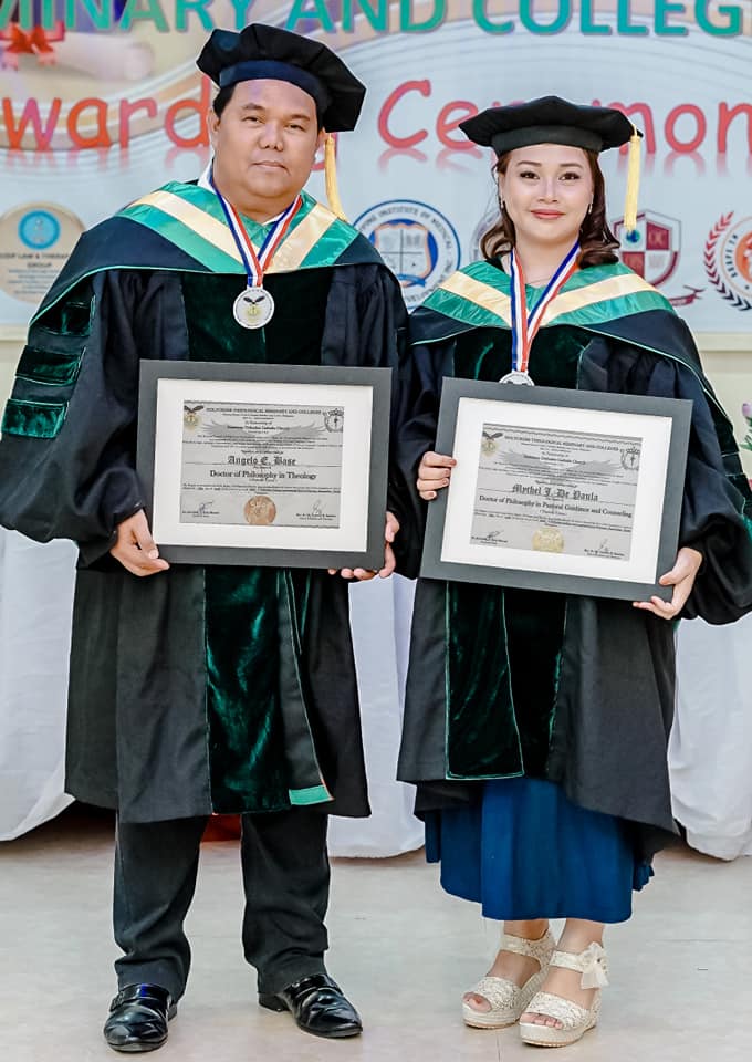 Conferment of Ph.D Dr. Mythel J. De Paula and Dr. Angelo E. Base